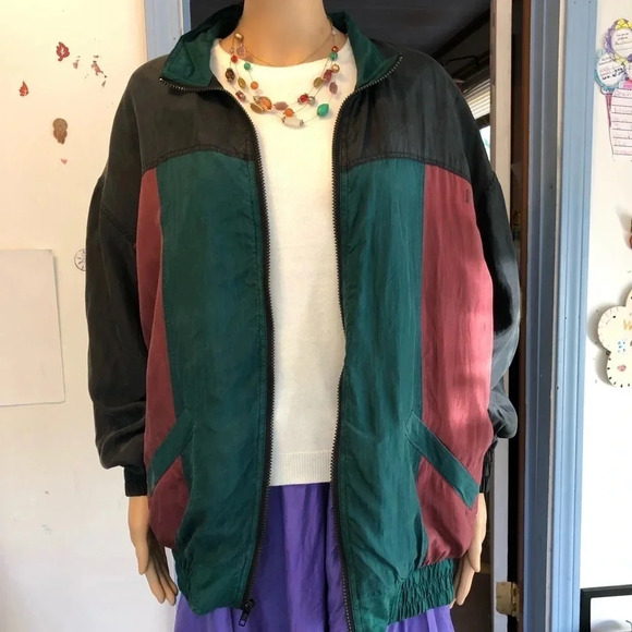 Silk trail by Robert Stock 100% Silk Jacket - Picture 6 of 6